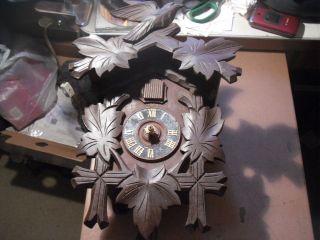 HECO GERMANY 1 DAY HENRY COEHLER CUCKOO CLOCK FOR RESTORATION OR PARTS