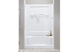 WHITE STERLING 48 SEATED SHOWER STALL ECLOSURE SET ~BASE~ WALL KIT 