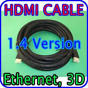   20Ft Black High Speed V1.4 HDMI Cable M/M+Ethernet 1080p For HDTV PS3