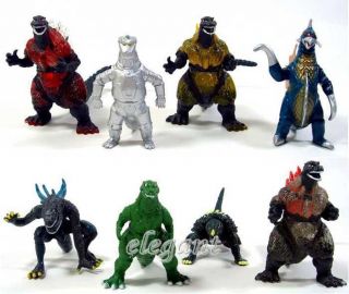 Godzilla Monsters 8 Action Toy Figure Figures Set