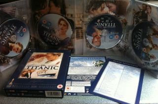   DiCaprio Kate Winslet TITANIC  1997 James Cameron  4 Disc Deluxe DVD