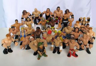   WWF Wrestling Wrestlers RUMBLERS Action Figures Toys Random Lot Loose