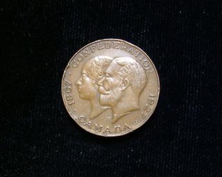 Canada 1867 1927 Confederation Medal Bronze