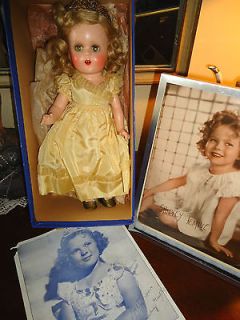1939 PRINCESS ELIZABETH DOLL  ORIG BOX,HANGTAG & NVR PLYD WTH 13 