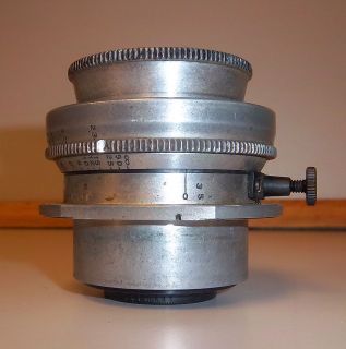   Gesellschaft Pan Tachar f2.3 35mm Lens B&H 2709 Mitchell Mount Used