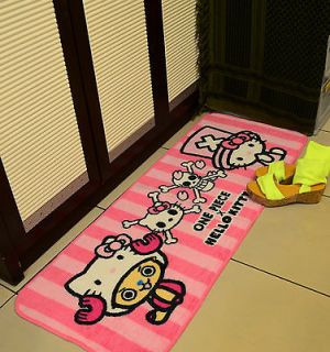 NEW2012 Unique One Piece x Hello Kitty Balcony Rug Bedside Mat Carpet 