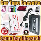Car Tape Audio Cassette 3.5mm Aux Jack Adapter MP4 DVD Player iPod 