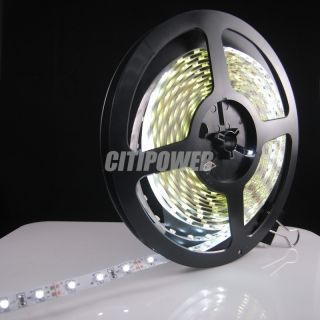 LED SMD Light Strip 5M 300LED White Flexible Lamp 12V 24W Car Auto 