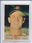 1957 Topps Baseball, #263 George Strickland, Cleveland Indians