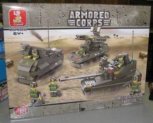   Blocks Armored Corps Military Exercise Team 609 PC Set New Legos