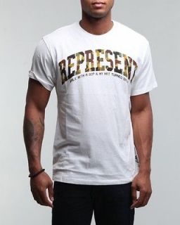 Rocawear Represent T Shirt White Hip Hop Mens clothing Urban street 