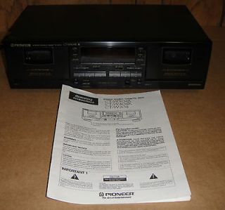   Stereo Home Dual Cassette Deck CT W404R Double Tape Recorder Audio