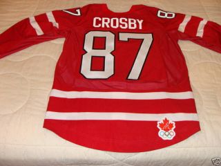   Winter Olympics Sidney Crosby Jersey Pro 54 Authentic Gold Medal NEW