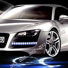 12 Audi Style LED Strip Daytime Running Light DRL Day Driving 