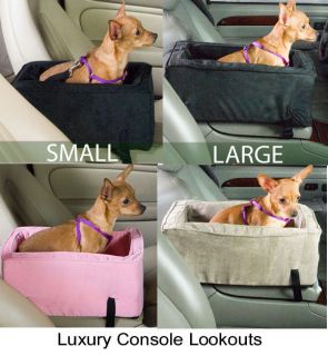   fabric Dog Lookout Pet safety Booster Car van SUV Seat Console