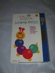 Baby Einstein Language Nursery Video VHS #010919