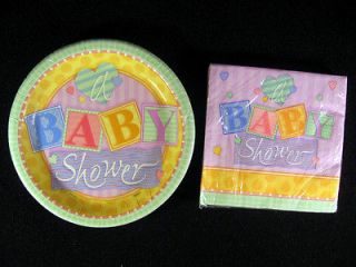 baby shower plates in Baby Shower