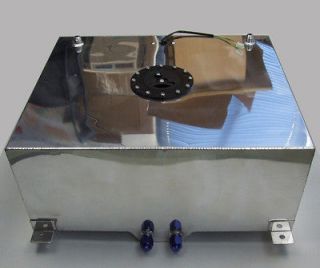 Polished Aluminum 20 Gallon Fuel Cell Tank 24(L) x 20(W) x 10(H)