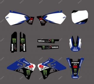 TEAM GRAPHICS&BACKGROUNDS DECALS STICKERS FOR YAMAHA YZ125 YZ250 1996 