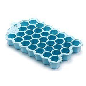 Hexagon Silicone Ice Cube Tray Jello Mold Beehive Hex   Asst. Sizes