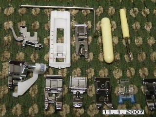 11 pc Snap On Sewing Machine Feet Foot Set Brother,kenmore, Babylock