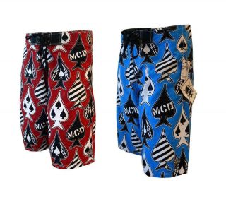 MCD More Core Division Jackhammer Boardshorts red or blue & choice of 