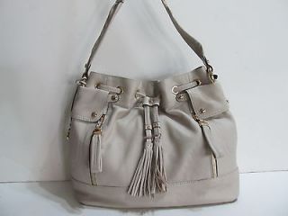 MAKOWSKY DRAWSTRING STONE TOTE HANDBAG