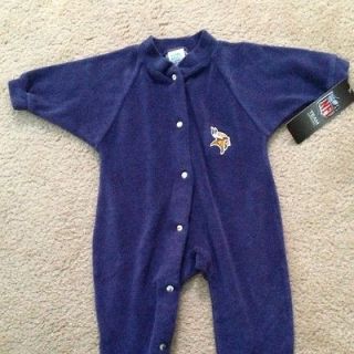 New Minnesota Vikings Baby Outfit 0 3 6 Month Girl Boy Infant Onesie 