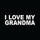 LOVE MY GRANDMA Sticker Car Window Vinyl Decal Nanny Grandmother Mom 