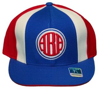 New American Basketball Association Fitted 3D Embroidered Cap Red 