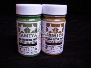 Tamiya 87111 87117 Diorama Texture Paint 100ml (Grass Effect, Green 
