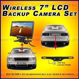 Peak Day/Night Wireless BackUp Camera System 3.5 Color LCD Monitor Car 