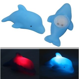 Baby Kids Kid Child Bath Toy LED Flashing Dolphin Light Lamp