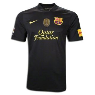 NIKE FC BARCELONA AWAY JERSEY 2011/12 NAME/NUMBER PLAYER FIFA AND TV3 