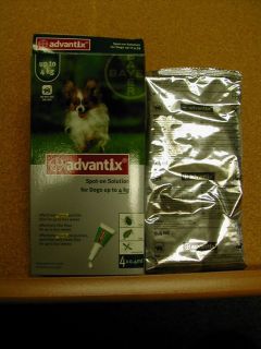 Hello Green ADVANTIX for SMALL DOGS 4 Pack ., Covers FLEA & TICK 