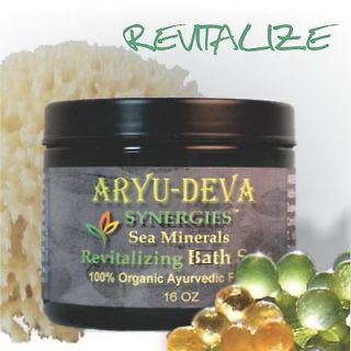 All Natural Organic Ayurvedic Detox Bath Salts & Scrub Moisturizing