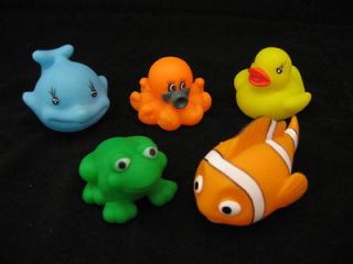 Pcs Baby Bath Toy Yellow Duck Frog Dolphin Clown Fish