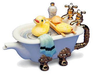 Bath w/ Rubber Duckies Large Ceramic Teapot Handcrafted by the 