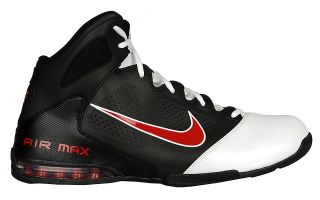 Nike Air Max Sensation basketball shoes sz 11.5 2003 white/navy GOOD 
