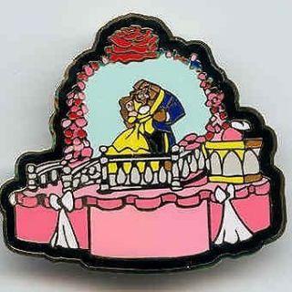Disney Beauty and the Beast WDW Snowglobe Parade Pin