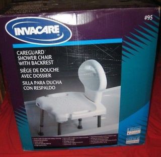 Invacare Careguard Shower Bath Tub Seat Chair
