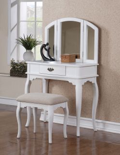 white bedroom vanity in Vanities & Makeup Tables