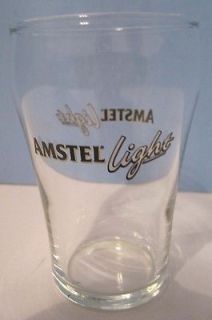 Amstel Light Clear Beer Glass Sampler 6 ounces 4 inches tall