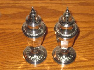 Vintage European English Salt & Pepper EPNS