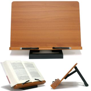 Best Book Stand Portable Wooden Reading Desk Holder Jasmine 39x28cm(15 