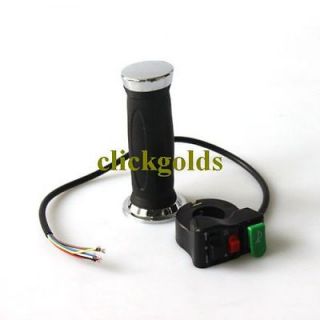   Grip and Light, Turn Signal & Horn Switch For Electric Scooter Bike