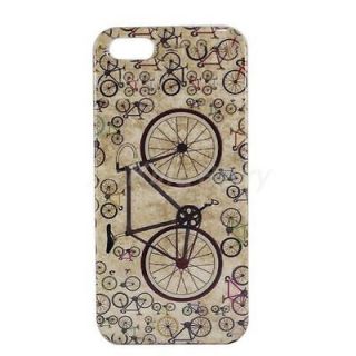 New bicycle Symbol Model Back Case Cover Stand For iphone 5 5G Cheap 