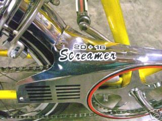1968  SCREAMER Muscle Bike Chain Guard Decal SET