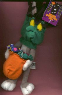 Warner  BUGS BUNNY WITCH bean bag plush toy 99 nwt