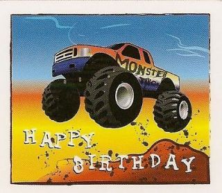 Birthday Monster Truck Edible Image ~ Edible Image Icing Cake Topper 